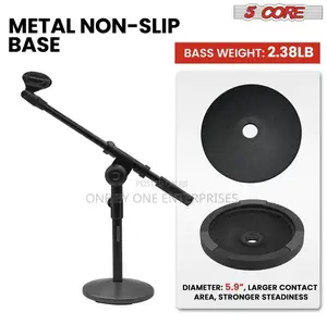 Mic Stand Desk Microphone Desktop Stand/Round Base