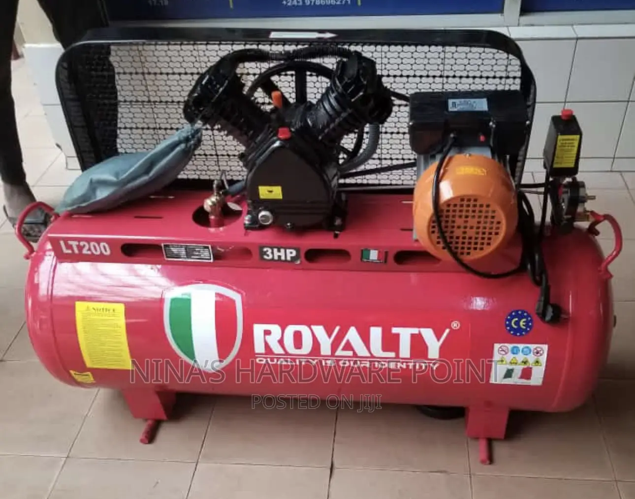 Compressor 200lts Electric (Double Function )