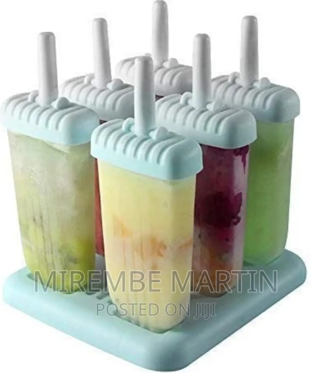 6 Ice Pop Makers, Popsicle Frozen Candy Lolly Icecreammoulds