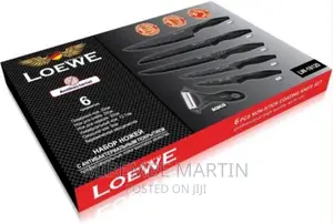 Loewe 6 Pieces of Kitchen Non-Stick Coating Knife Set
