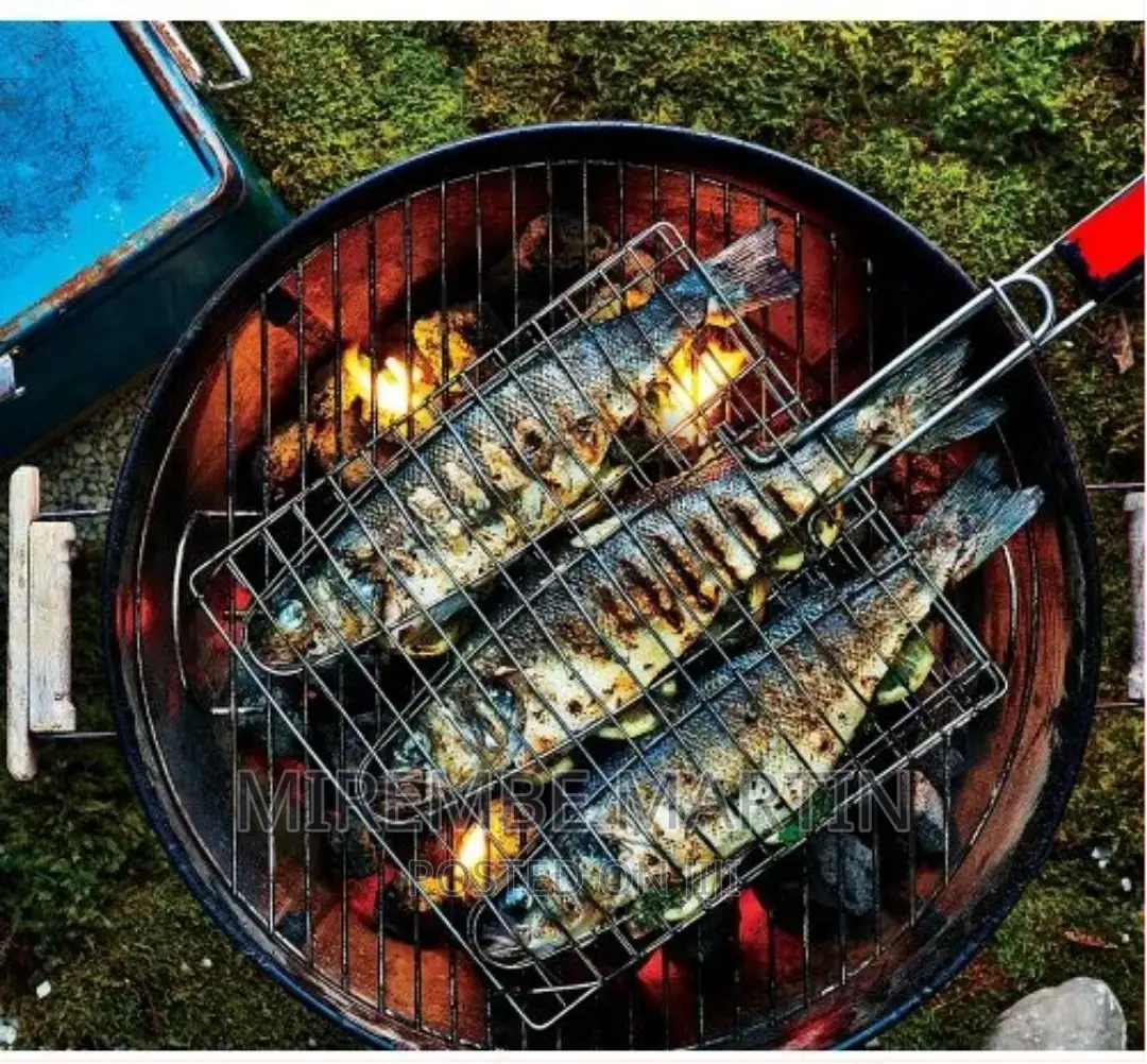 Section BBQ Barbeque Fish Charcoal Grill Net