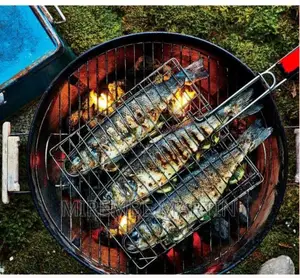 Section BBQ Barbeque Fish Charcoal Grill Net