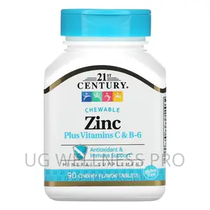 Zinc Plus Vitamins C B-6, Chewable, Cherry Flavor 90