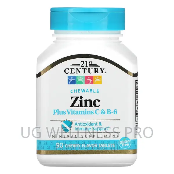 Zinc Plus Vitamins C B-6, Chewable, Cherry Flavor 90