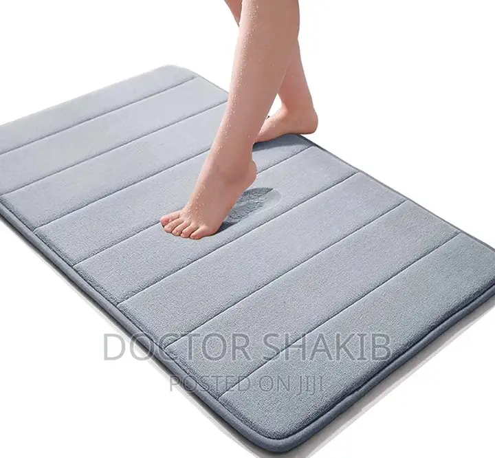 Home Coral Fleece Bathroom Mat