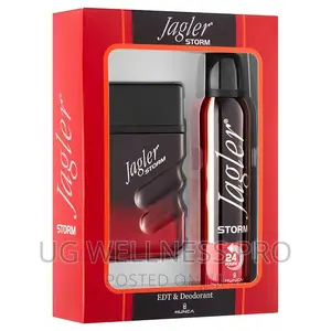 JAGLER Storm Men Perfume Set 90ml EDT + 150ml