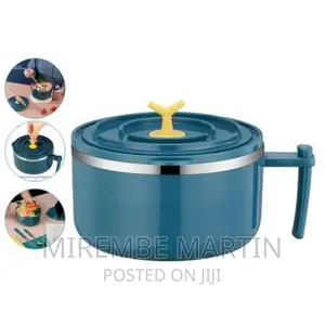 1000ml Stainless Steel Instant Noodle Soup Bowl Dish,