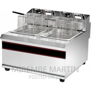 ADH HEF-902 2-Tanks 2-Baskets Commercial Electric Deepfryer
