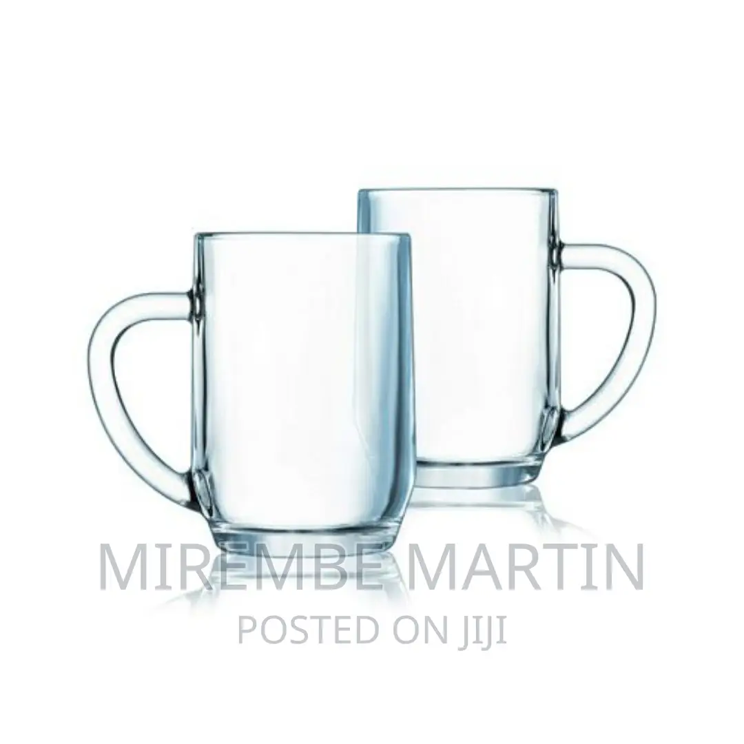6pcs of Glass Coffee Tea Cups Mugs
