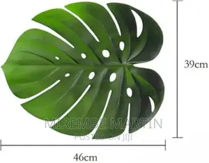 6PC Leaf Basket Leather Placemat for Dinner Table,