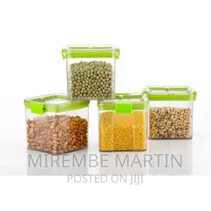 Transparent Plain Storage Box Tins Containers,