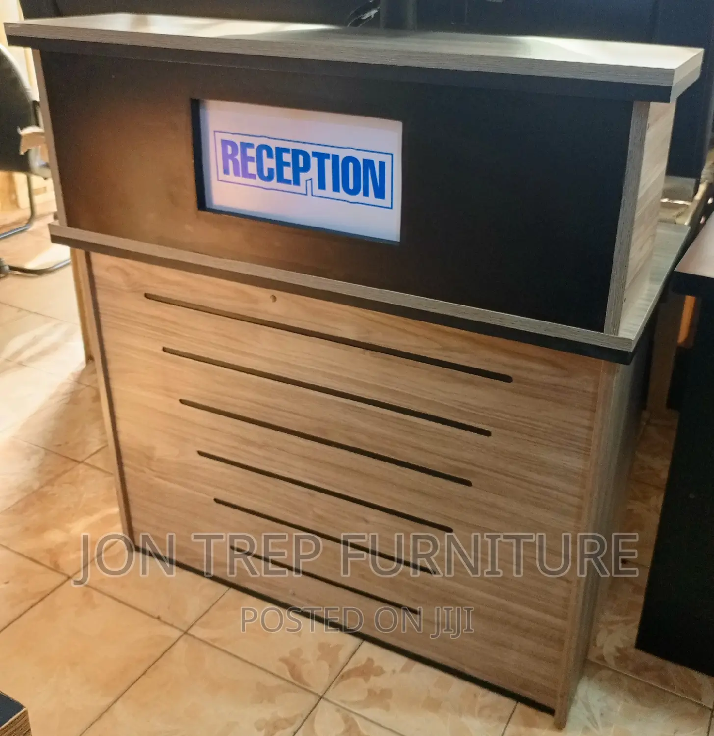 Reception Table 120cm Gray Color