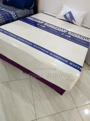 6by5/10inch Cream Latex High Density Rubber Mattress