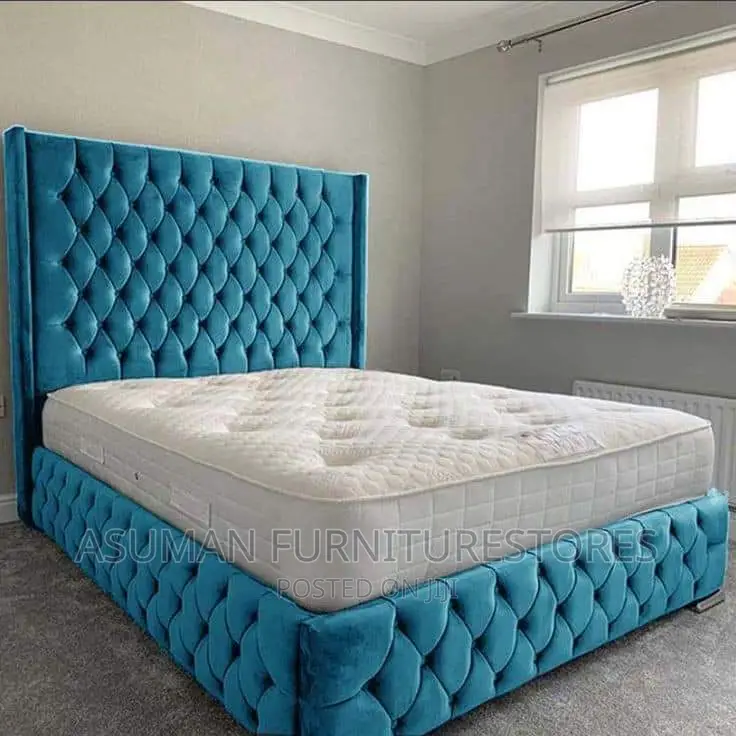 5x6feet Buttoned Bed Call Us On
