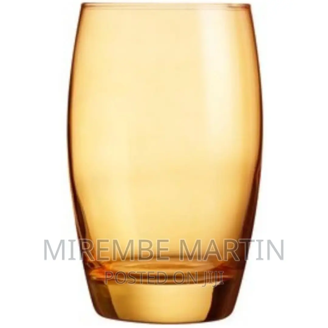 Arcoroc 6 Pieces of Oval Water Juice Glasses Cup
