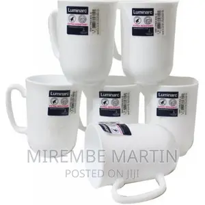 Luminarc 6 Pieces of Tea Coffee Mug Cups-