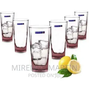 Luminarc 6 Piece of Water Juice Glasses Cups
