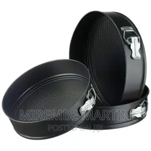 3 Pieces of Round Baking Cake Mould Pans Trays