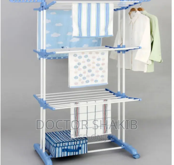 4-tier Foldable Cloth Drying Rack
