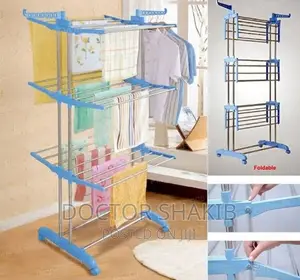 4-tier Foldable Cloth Drying Rack