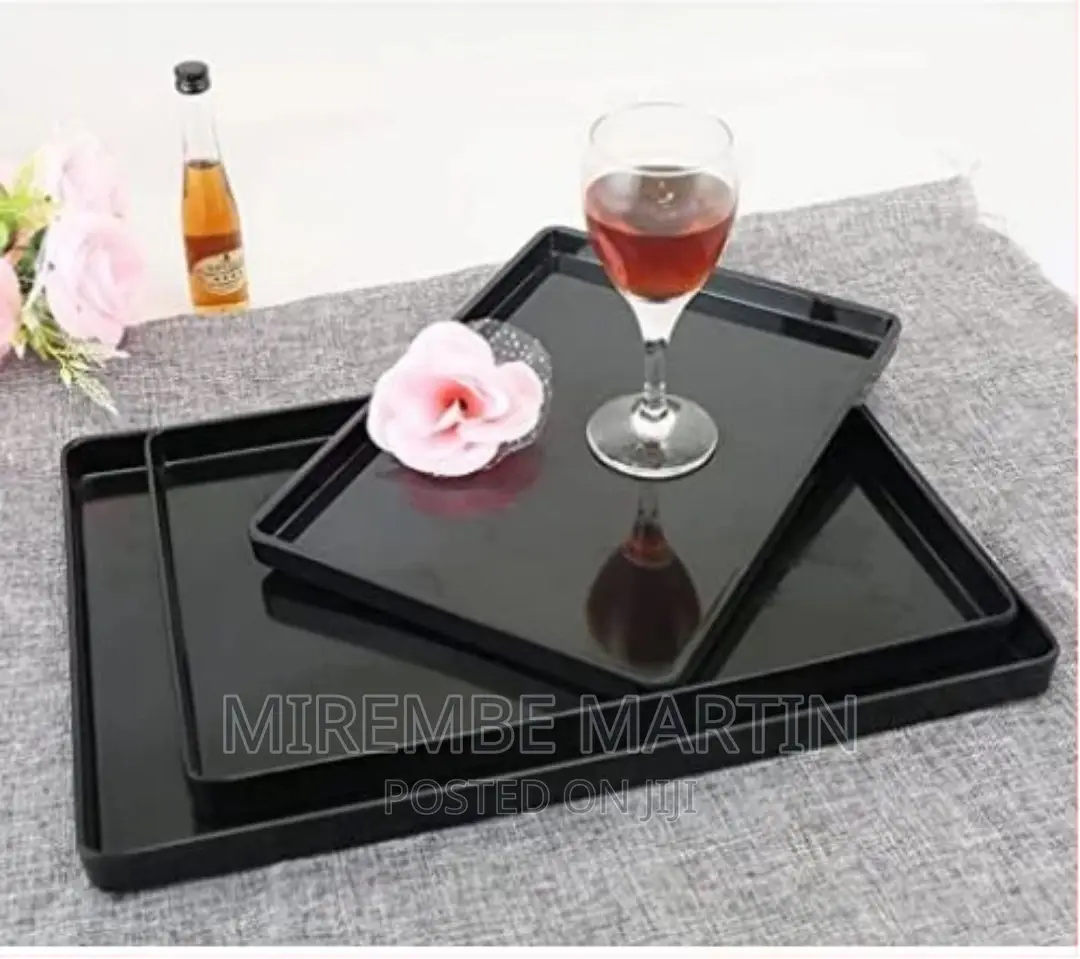 3 Pieces of Melamine Dinner Serving Trays