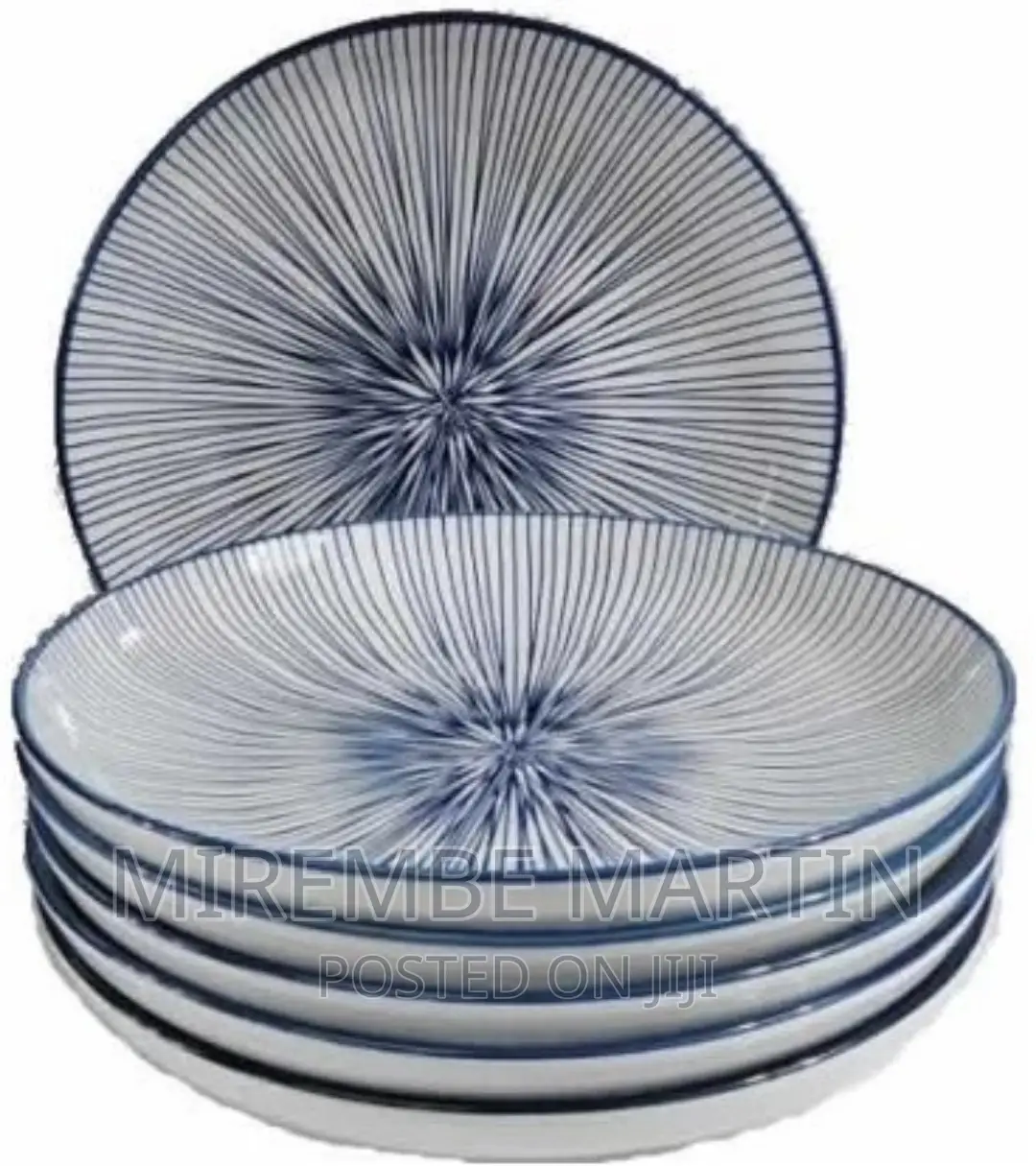 6pieces of Deep Soup, Dinner Plates