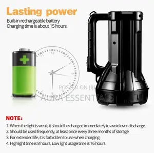 Heavy Duty Rechargeable Search Light