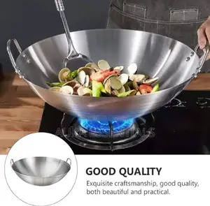 Stainless Steel Wok Frying Pan