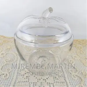 Glass Sugar Bowl Dish –