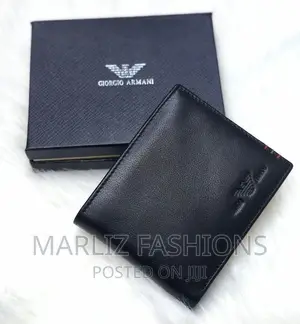 Men's Wallet ( Giorgio Armani Black)
