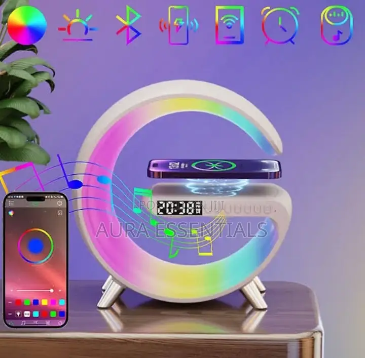 Bluetooth LED Wireless Charging Speaker