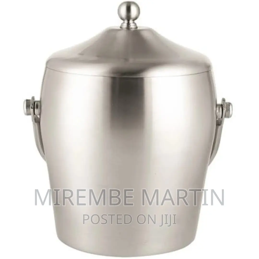 Stainless Steel Wine Ice Bucket –