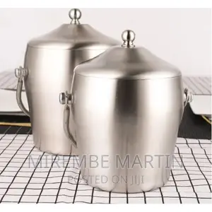 Stainless Steel Wine Ice Bucket –