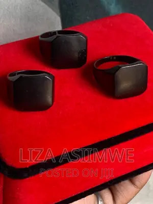 Men’S Black Designer Rings