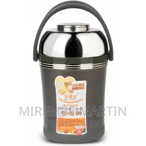2.5 Litre Stainless Steel Flask Storage Lunch Box Container