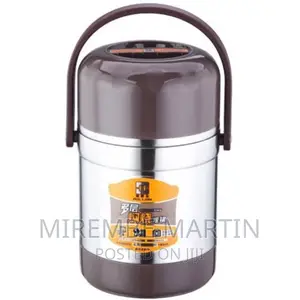 Steel Food Flask, Lunch Box 2 Litres