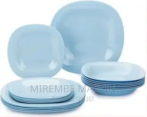 18 Piece Luminarc Plates, Side Plates and Bowls Dinner Set
