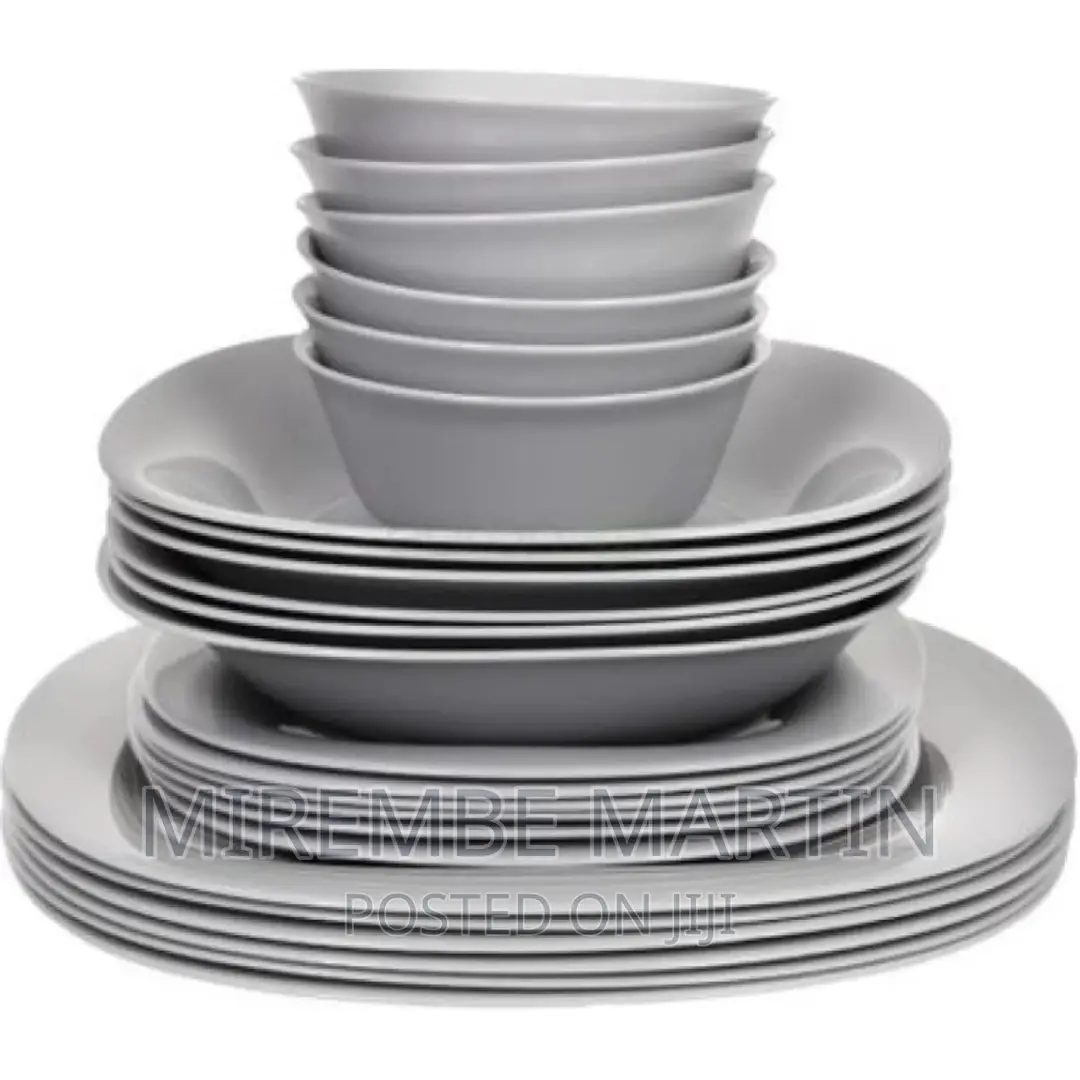 24 Piece Luminarc Plates,Side Plates and Bowls Dinner Set