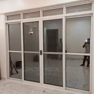 White Aluminum Sliding Doors