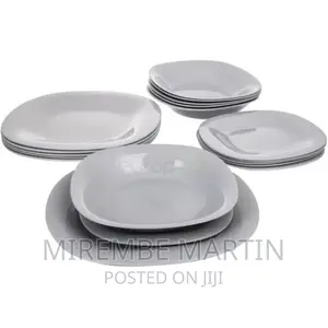 18 Piece Luminarc Plates,Side Plates and Bowls Dinner Set