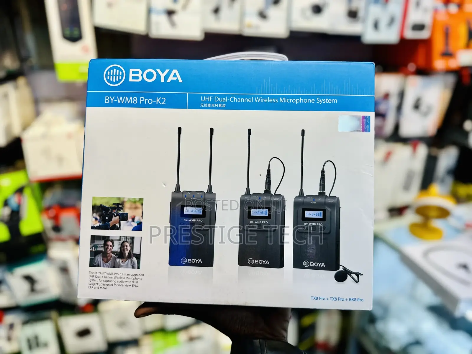 Boya BY-WM8 Pro Dual Channel Wireless Microphone System
