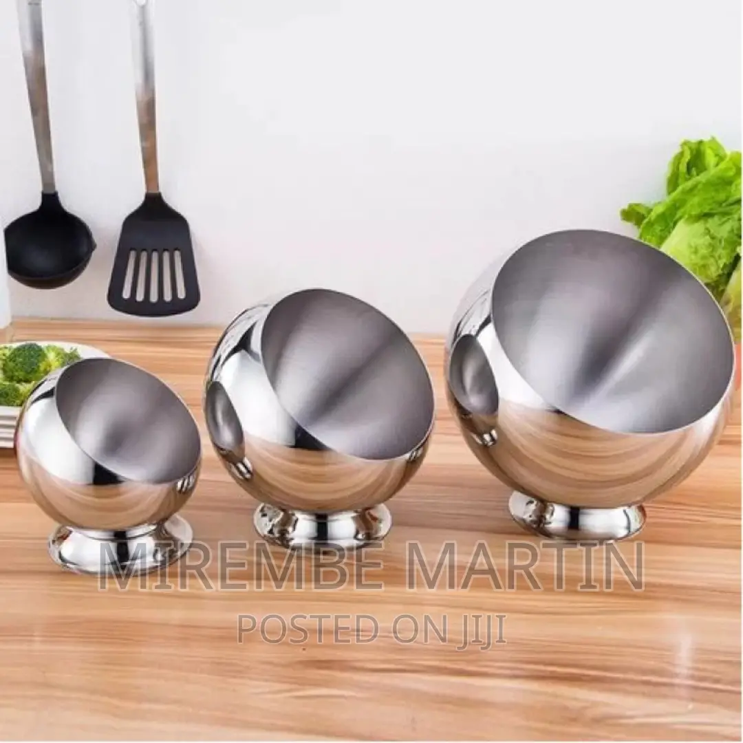 3 Pc Seasoning Serving Bowl With Lids Sugar Salt Storage