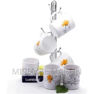 Luminarc 6 Pieces of Sunflower Tea Coffee Mug