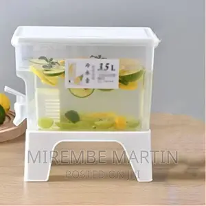 3.5L Fridge Cold Kettle Drink Dispenser Water Juice Jar
