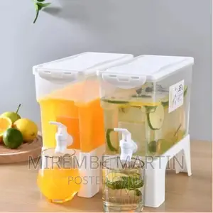 3.5L Fridge Cold Kettle Drink Dispenser Water Juice Jar