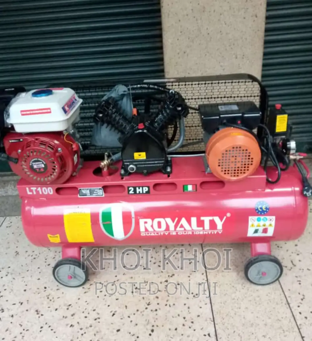 Compressor 100litres With Engine and Motor