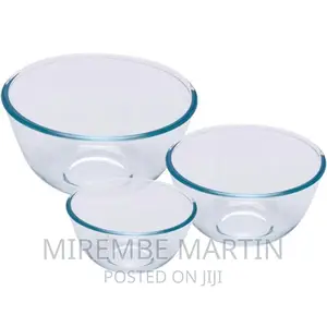 Pyrex Classic Baking Mixing Bowl Glass Set,