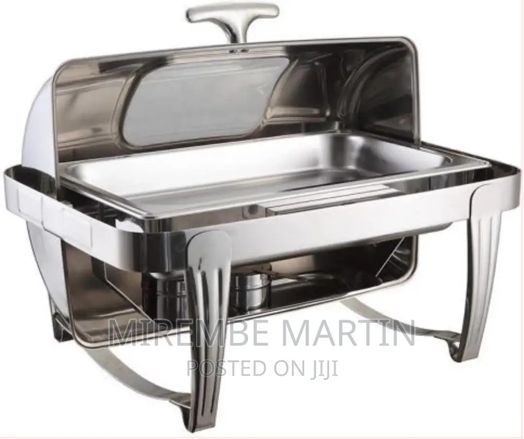 9L Single Rectangular Top Chafing Dish Glass Lidfood Warmers