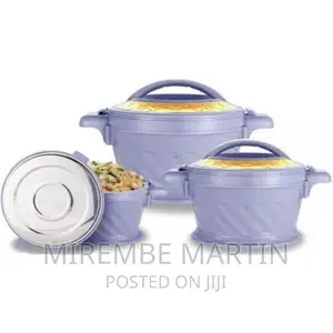 3pc Set Food Warmer Thermal Hot Pot Casserole Lunch Boxes