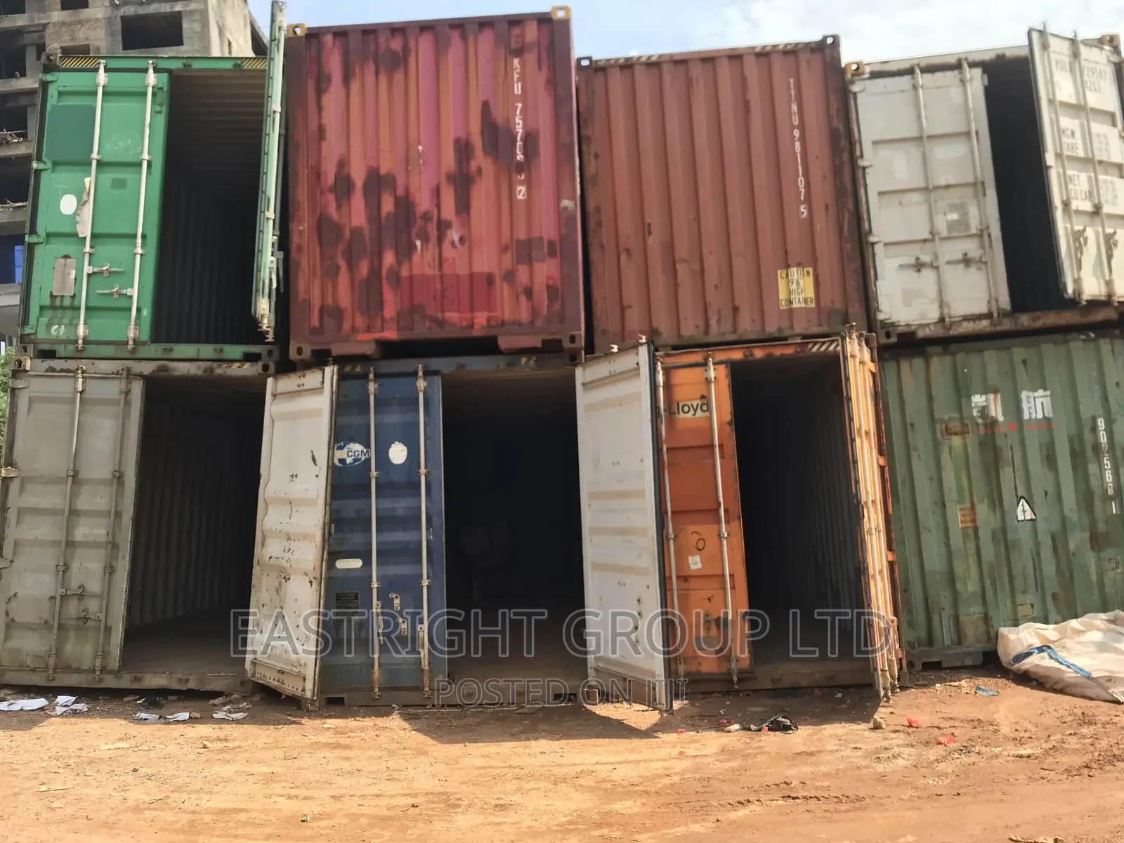 20feet and 40feet Containers for Sale